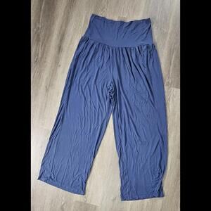 Athleta Loose Yoga Pants Women XL blue